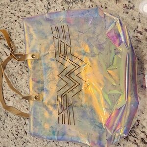 Hallmark DC Comics Wonder Woman 1984 Vinyl Tote Bag (Pink)